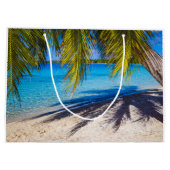 Schaduwen op het strand groot cadeauzakje (Achterkant)