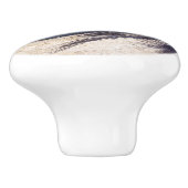 Schaduwen op het strand keramische knop (Zijkant)