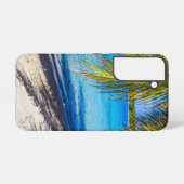 Schaduwen op het strand samsung galaxy hoesje (Achterkant horizontaal)