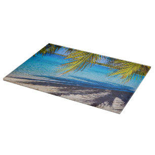 Schaduwen op het strand snijplank