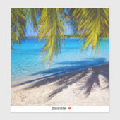 Schaduwen op het strand sticker (Vel)