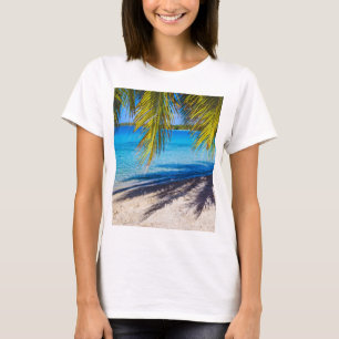 Schaduwen op het strand t-shirt