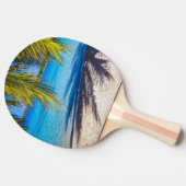 Schaduwen op het strand tafeltennisbatje (Zijkant)