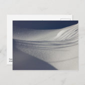 Schaduwen op onaangeroerd sneeuw CC0098-Briefkaart Briefkaart (Voorkant / Achterkant)