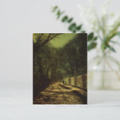 Schaduwen over de muur van het Park, het Roundhay  Briefkaart (Staand voorkant)