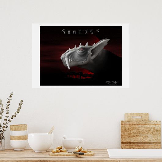 Schaduwen Poster (Keuken)