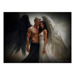 Schaduwen: Tussen Licht & Duisternis Perfect Poster