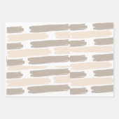 Schaduwen van beige verf inpakpapier vel (Voorkant)