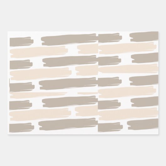 Schaduwen van beige verf inpakpapier vel (Voorkant)
