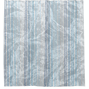 Schaduwen van Blauw met Natuur Abstracte Achtergro Douchegordijn