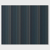 Schaduwen van Blauw met Veranderlijke Achtergrondk Cadeaupapier (Vlak)