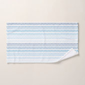 Schaduwen van Blauw met Veranderlijke Achtergrondk Handdoek (Handdoek)