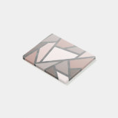 Schaduwen van bruin gekleurd glas post-it® notes (Schuin)