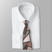 Schaduwen van bruin gekleurd glas stropdas (Gebonden)