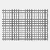 Schaduwen van grijs inpakpapier set vel (Voorkant)