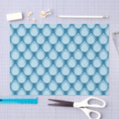 Schaduwen van het blauwe trapeziummetrische patroo tissuepapier (Craft)