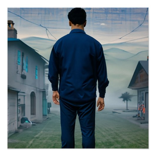 Schaduwen van het netwerk perfect poster (Voorkant)