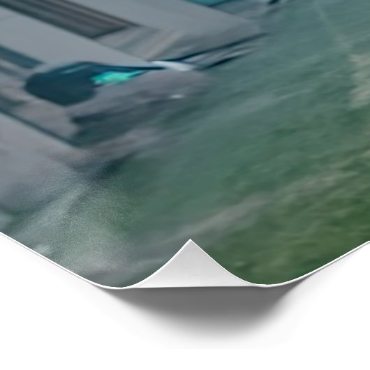 Schaduwen van het netwerk perfect poster (Hoek)