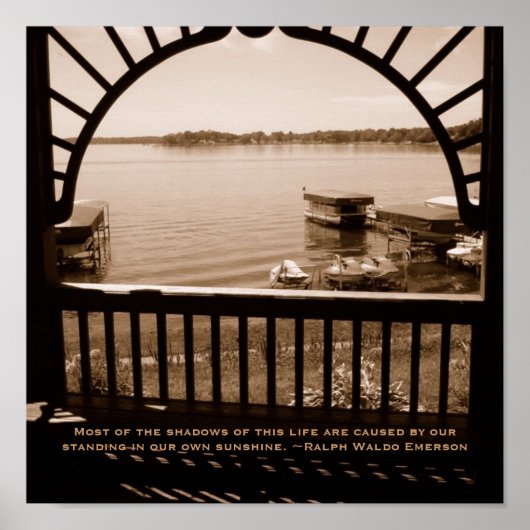 Schaduwen van het Poster van het Leven (Voorkant)