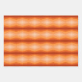 Schaduwen van Oranje geometrische Abstracte kunst Inpakpapier Vel (Voorkant)