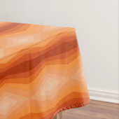 Schaduwen van Oranje geometrische Abstracte kunst Tafelkleed (Voorbeeld)