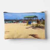 Schaduwen van Palm Trees Print Cut Sew Bag Etui (Achterkant)