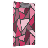 Schaduwen van roze gekleurd glas klembord (Rechts)