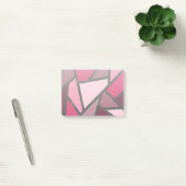 Schaduwen van roze gekleurd glas post-it® notes (Kantoor)