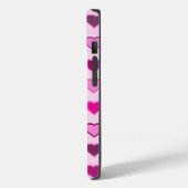 Schaduwen van roze hartslag Case-Mate iPhone case (Achterkant / Links)