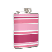 Schaduwen van roze strepen heupfles (Rechts)