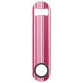 Schaduwen van roze strepen speed flessenopener (Voorkant)