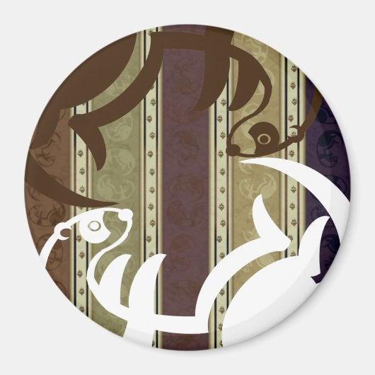 Schaduwen van Sable Magnet Magneet (Voorkant)