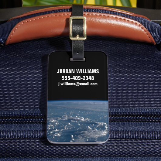 Schaduwen van wolken over het Filipijnse Zee Bagagelabel (Voorkant Insitu 2)