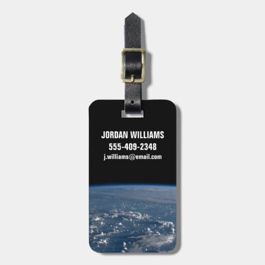 Schaduwen van wolken over het Filipijnse Zee Bagagelabel (Voorkant verticaal)