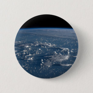 Schaduwen van wolken over het Filipijnse Zee Ronde Button 5,7 Cm