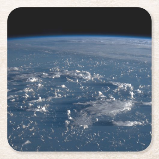 Schaduwen van wolken over het Filipijnse Zee Vierkante Kartonnen Onderzetter (Voorkant)