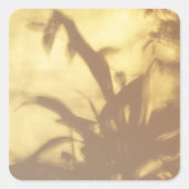 Schaduwen Vierkante Sticker (Voorkant)