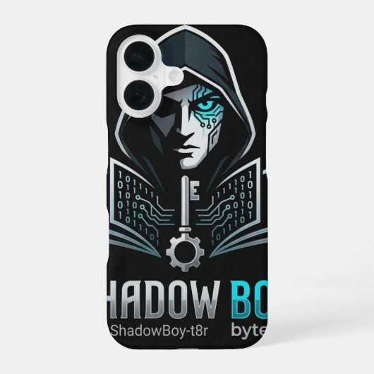 schaduwjongen iPhone 16 hoesje (Achterkant)