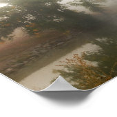 Schaduwmeer in de Mist Poster (Hoek)