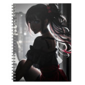 Schaduwmeisje Spiral boek Notitieboek (Voorkant)