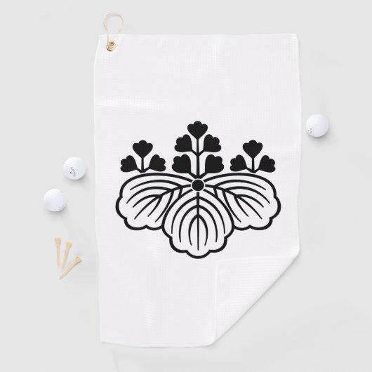 Schaduwpijltje met 5-3 bloemen golfhanddoek (Insitu)