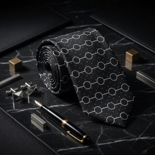 Schaduwraster Micro Polka Patroon Stropdas