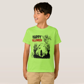 Schaduwrijke geesten verzamelen groen t-shirt