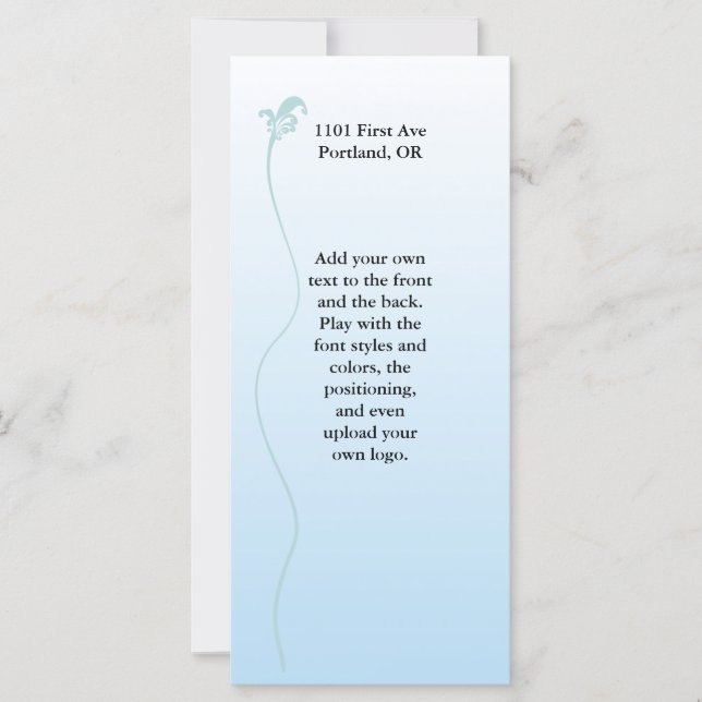 Schaduwroze met lijn Fleur de lis (Voorkant)