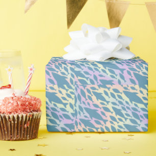 Schaduwvis Haai Walvis op gradiënt melkwegstelsel Cadeaupapier