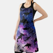 Schaduwvis haai walvis op gradiënt melkwegstelsel  schort (Insitu)