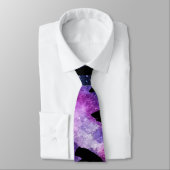 Schaduwvis haai walvis op gradiënt melkwegstelsel  stropdas (Gebonden)