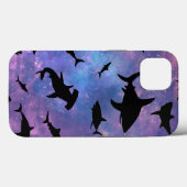 schaduwvishaai op gradiëntmelkweg Case-Mate iPhone case (Achterkant (horizontaal))