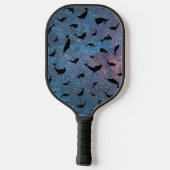 schaduwvishaai op gradiëntmelkweg pickleball paddle (Achterkant)