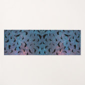 schaduwvishaai op gradiëntmelkweg yogamat (Voorkant (horizontaal))